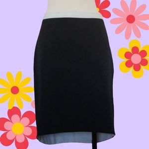 Worthington high low skirt polyester blend